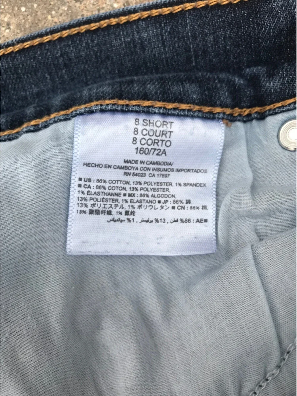Old Navy Original Mid Rise Skinny Stretch Jeans Medium Wash Womens 8 Short
